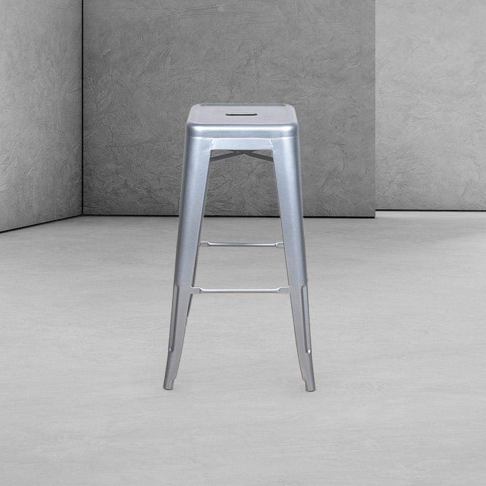 Marais A Cafe Bar Stool #color_Silver