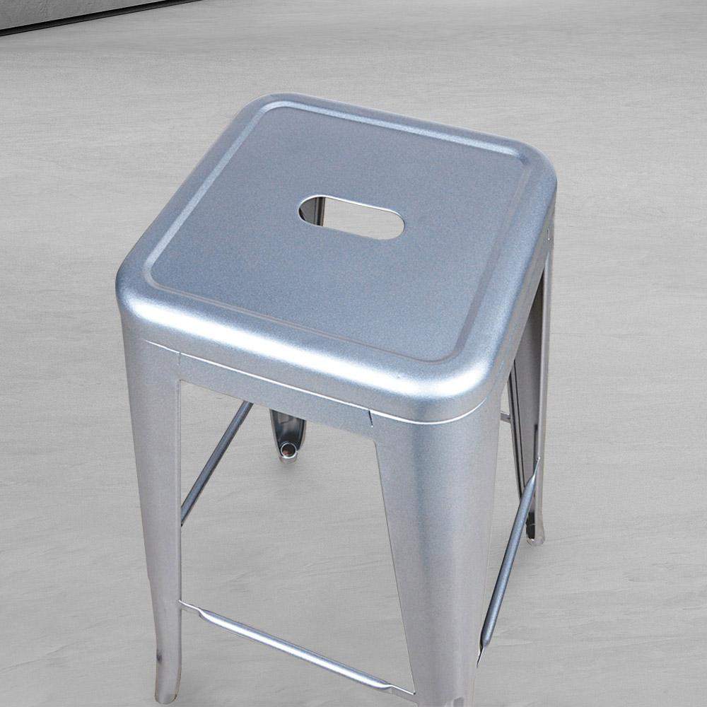 Marais A Cafe Bar Stool #color_Silver