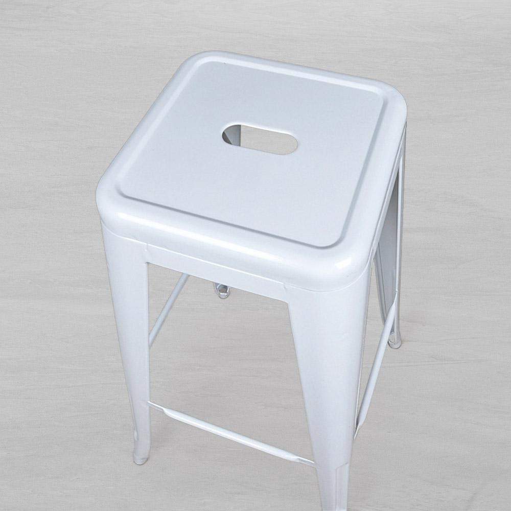 Marais A Cafe Bar Stool #color_White