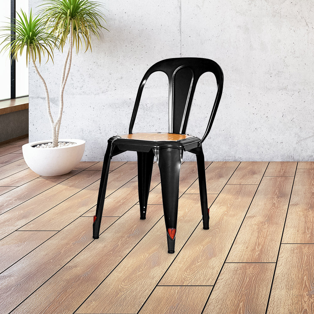 Marais Dining Chair #color_Black/Ash Brown