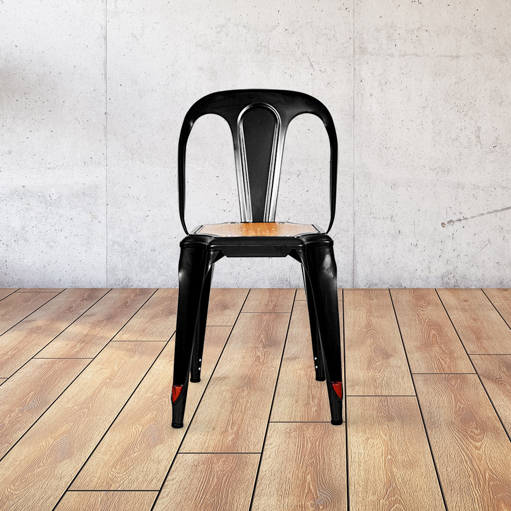 Marais Dining Chair #color_Black/Ash Brown