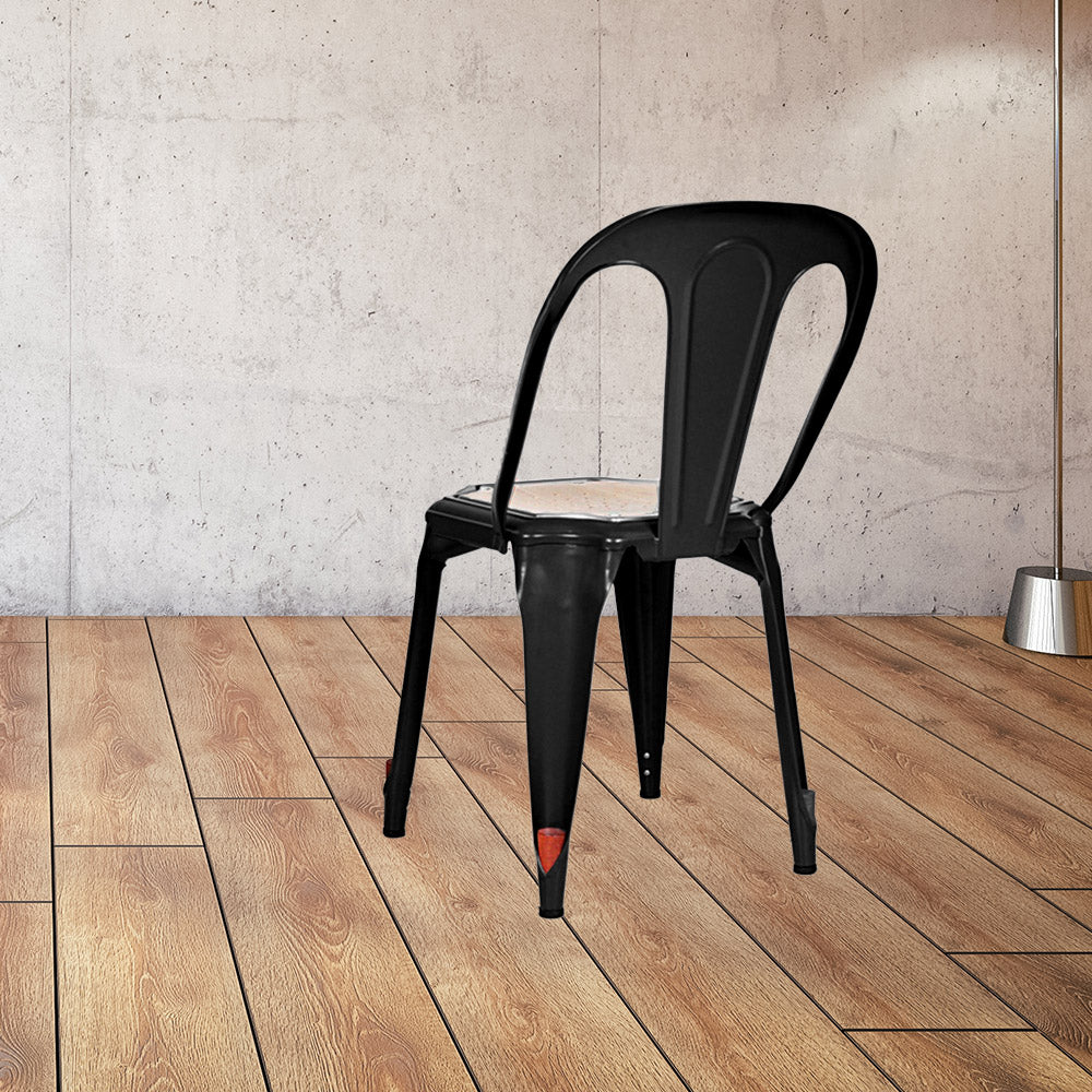 Marais Dining Chair #color_Black/Ash Brown