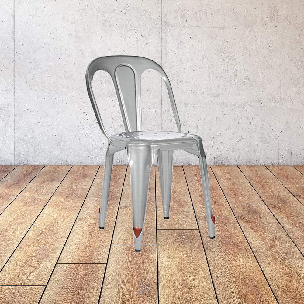 Marais Dining Chair #color_Flash Silver