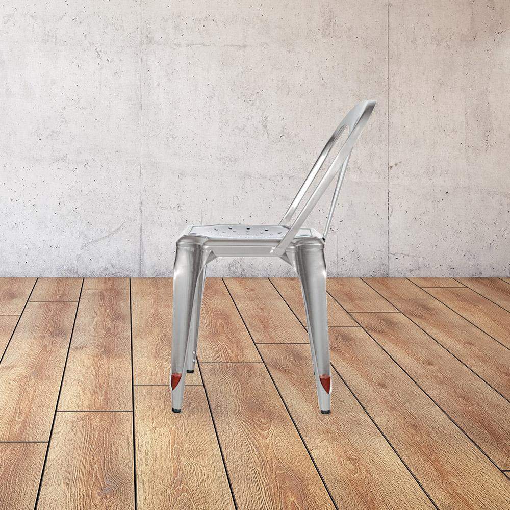 Marais Dining Chair #color_Flash Silver