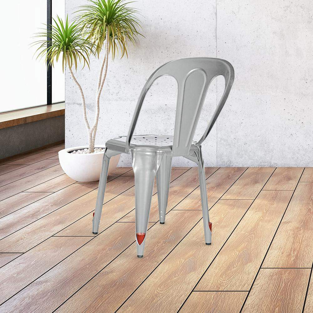 Marais Dining Chair #color_Flash Silver