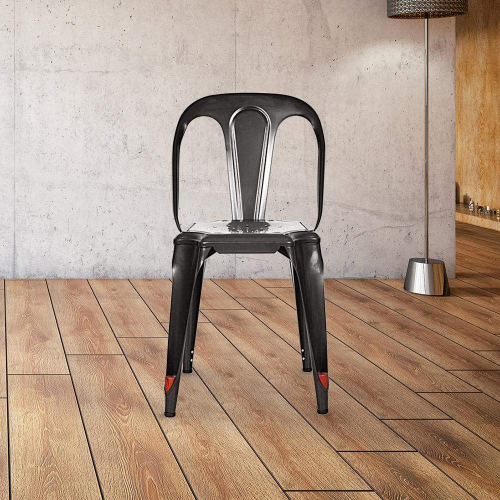 Marais Dining Chair #color_Gunmetal